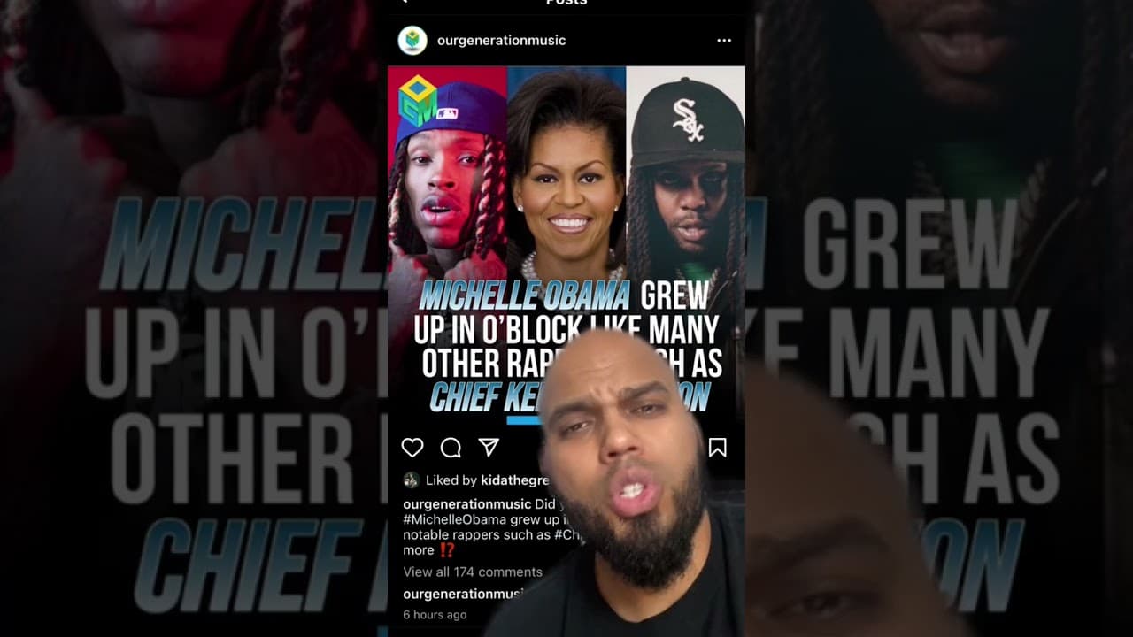Video thumbnail about is michelle obama from o block