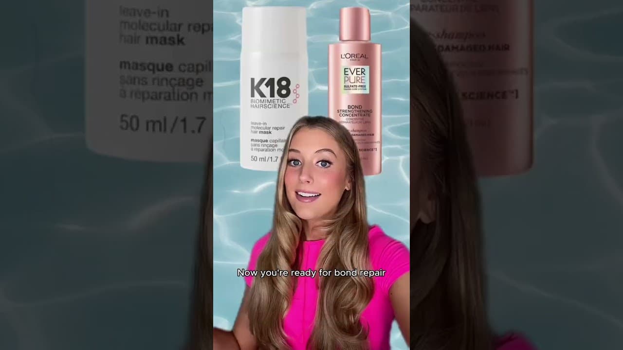 Video thumbnail about shampoo and conditioner for damaged hair